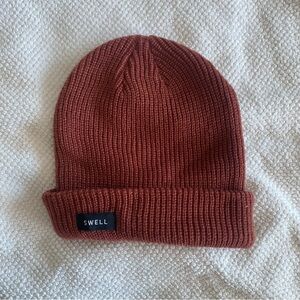 Swell Unisex Maroon Knitted Beanie